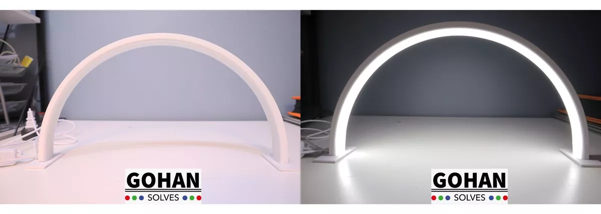 Foto 5 pulgar | Lampara P/ Iluminar Uñas Esmalte Medio Arco Artistas Luz Led