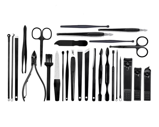 Foto 3 pulgar | Kit Pedicuremanicura 28 Negro
