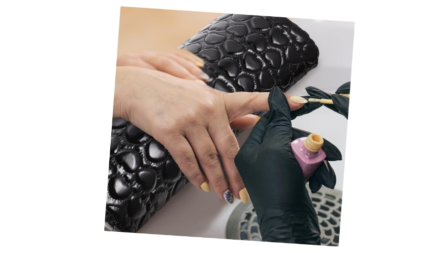 Foto 2 | Almohada De Manicura Con Soporte Para Manos, Negro - Venta Internacional.