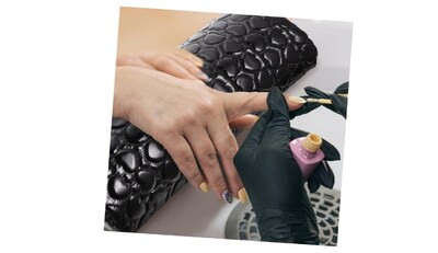 Foto 2 | Almohada De Manicura Con Soporte Para Manos, Negro - Venta Internacional.