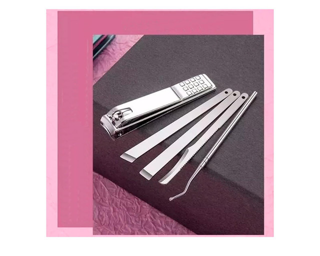Foto 4 pulgar | Kit Nail Frutivegie Acero Inoxidable Rosa