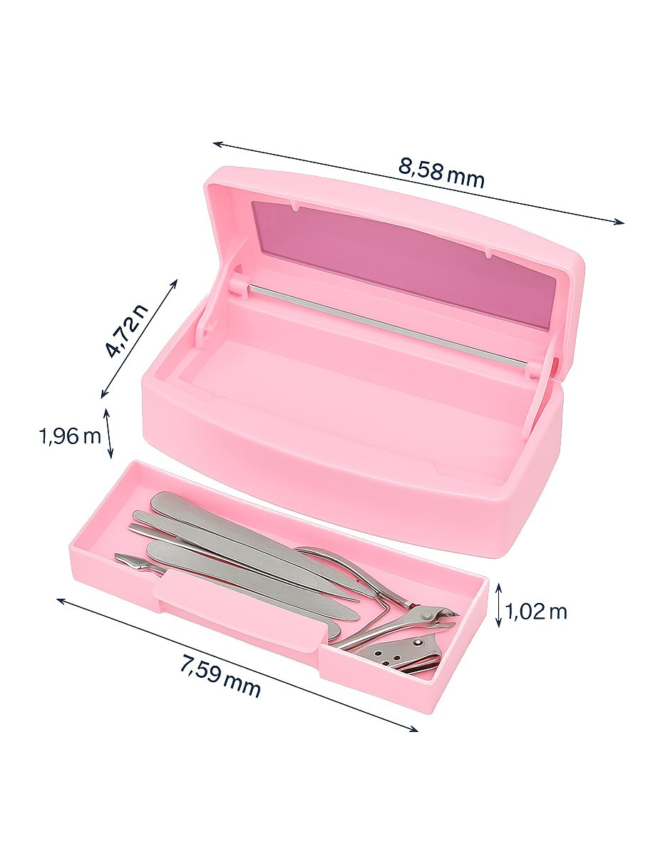 Foto 4 pulgar | Caja Para Esterelizar Herramientas De Manicura Limpieza