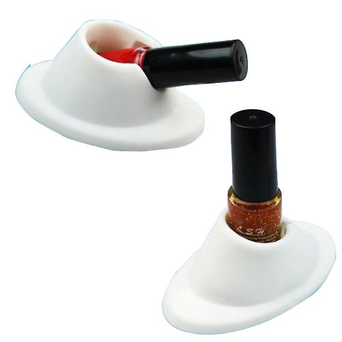 Foto 3 pulgar | Soporte Para Botellas De Goma Huoguo Pro  Blanco  Para Esmalte De Uñas - Venta Internacional.