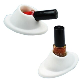 Foto 2 | Soporte Para Botellas De Goma Huoguo Pro Blanco Para Esmalte De Uñas - Venta Internacional.