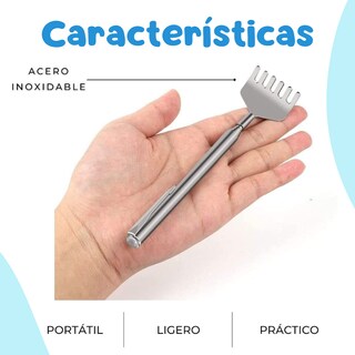 Foto 4 | Manita Rascadora Extensible Mano De Metal Para Rascar Espalda