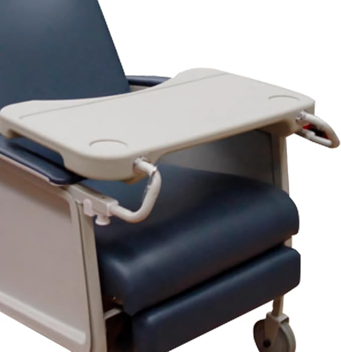 Foto 5 pulgar | Sillón Reposet Tipo Hemodiálisis con Charola Desmontable - Tapicería Vinil Azul Sistema de Reclinación Y Eleva