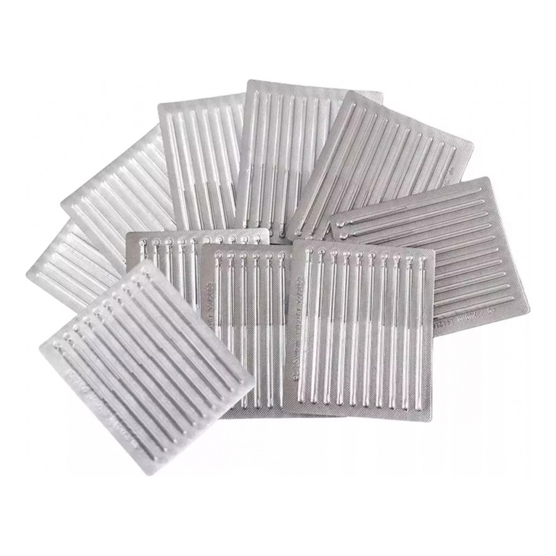 Foto 2 pulgar | Aguja De Acupuntura Desechable De Acero Inoxidable De 0,25 X 75 Mm - Venta Internacional.