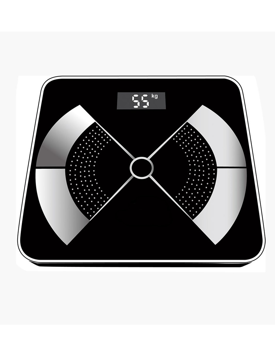 Foto 1 | Báscula Digital Elegate Negra Hasta 180 kg