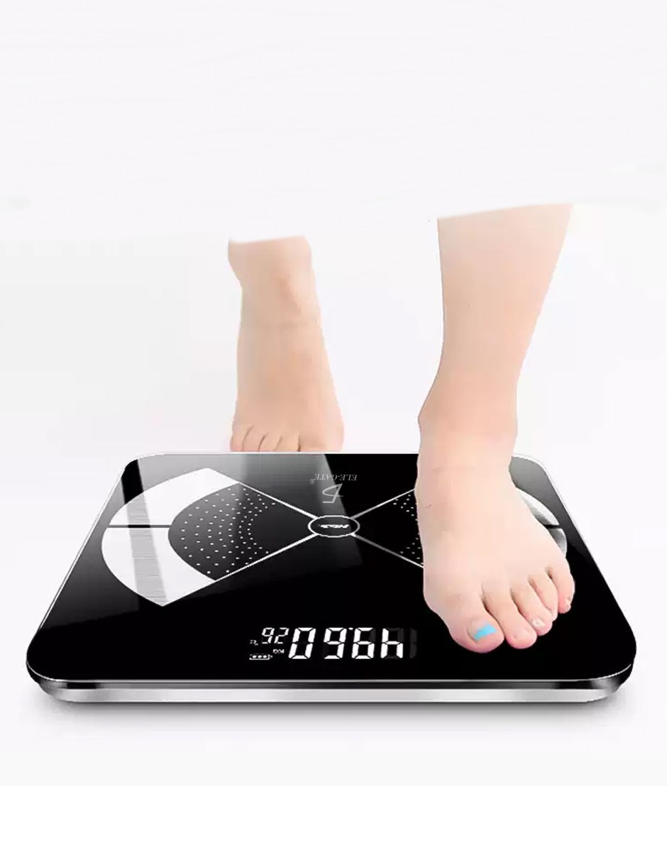 Foto 5 pulgar | Báscula Digital Elegate Negra Hasta 180 kg