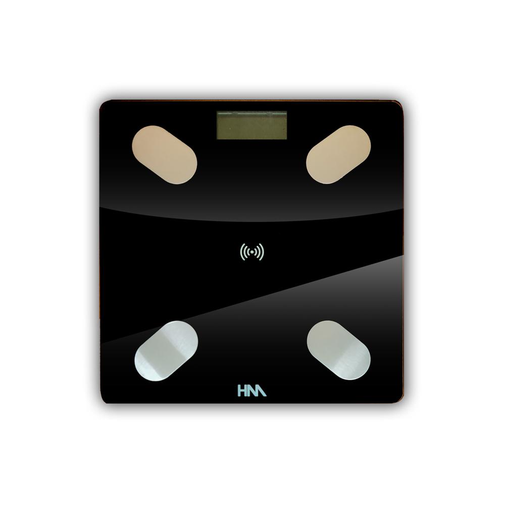 Foto 1 | Báscula Digital Bluetooth Hypermark HM0043B Negro Mide Masa Corporal