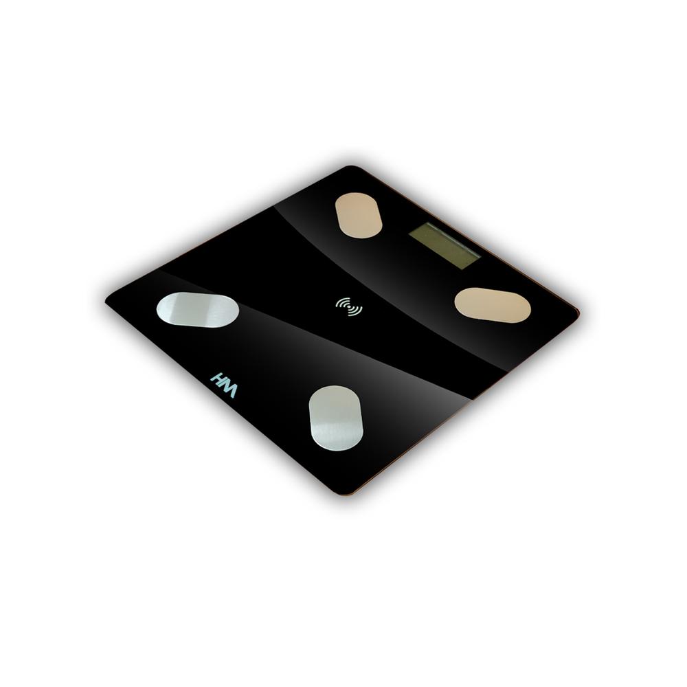 Foto 4 | Báscula Digital Bluetooth Hypermark HM0043B Negro Mide Masa Corporal