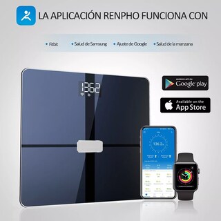 Foto 3 | Báscula con Calculadora de Grasa Corporal Bluetooth Wi-fi Eo Safe Imports Esi-10790 Negro