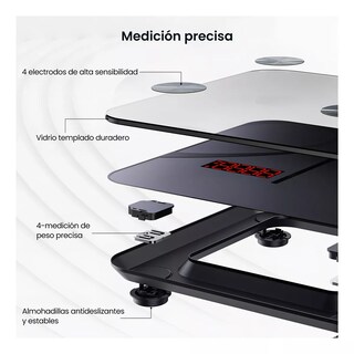 Foto 3 | Báscula Digital Inteligente Bluetooth Eo Safe Imports Esi-17374 Negro
