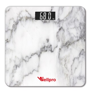 Foto 3 | Báscula Wellpro Digital de Vidrio Mármol Wp108