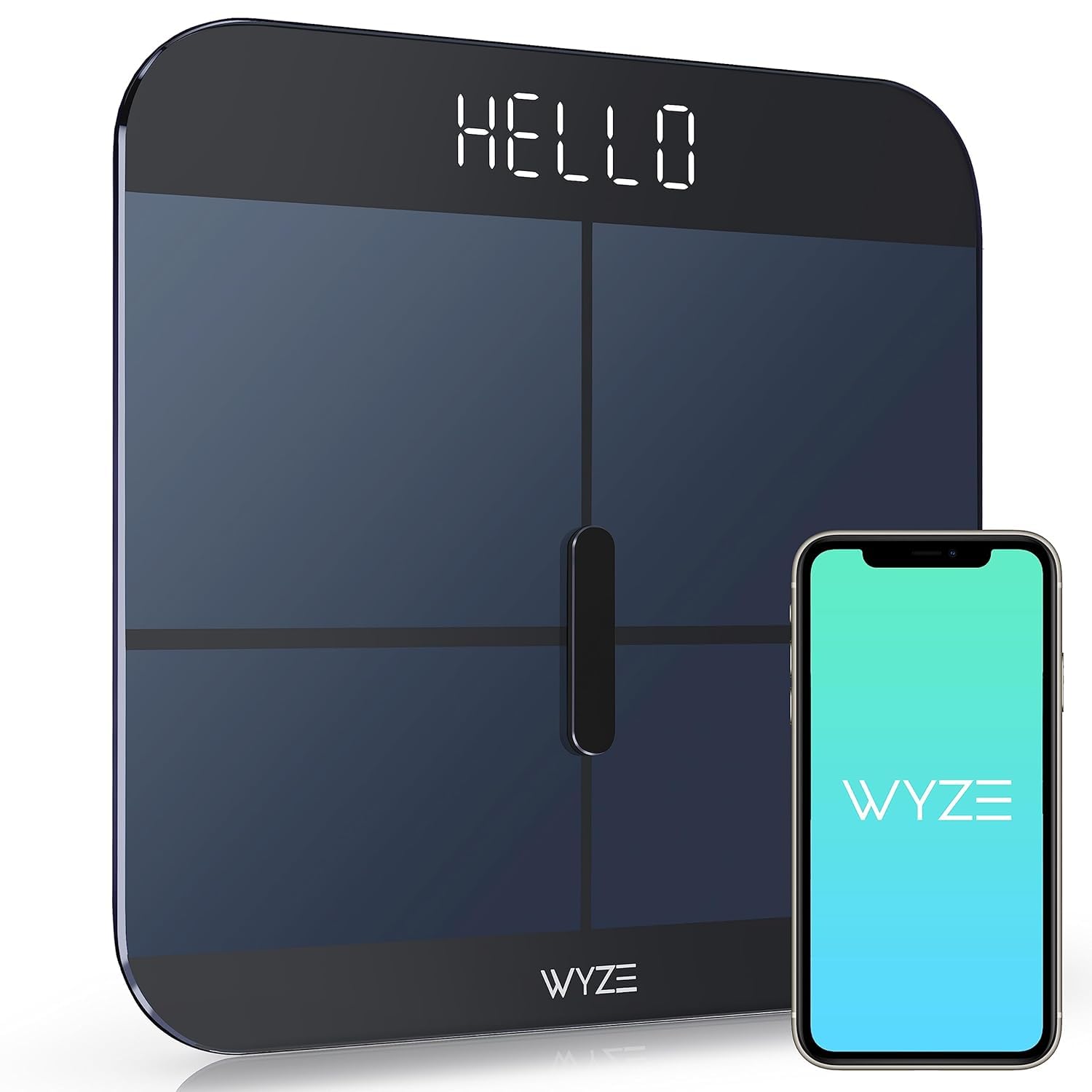 Foto 1 | Báscula Inteligente Wyze Peso Corporal IMC y Grasa Corporal Negra - Venta Internacional