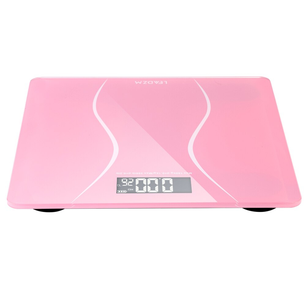 Foto 5 | Báscula De Peso Corporal Para Baño Leadzm 180 Kg, Lcd Electrónica - Venta Internacional.