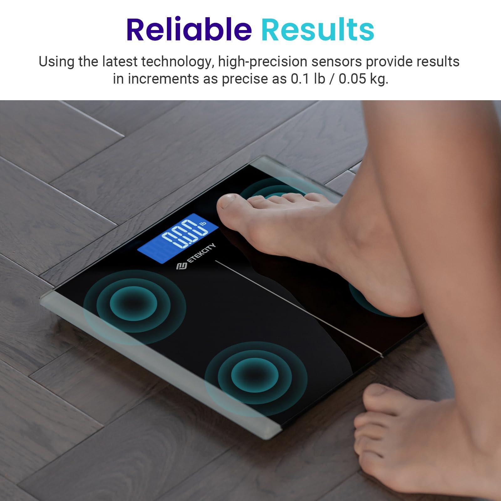 Foto 3 pulgar | Báscula De Baño Etekcity De Alta Precisión Para Un Peso Corporal De 180 Kg - Venta Internacional.