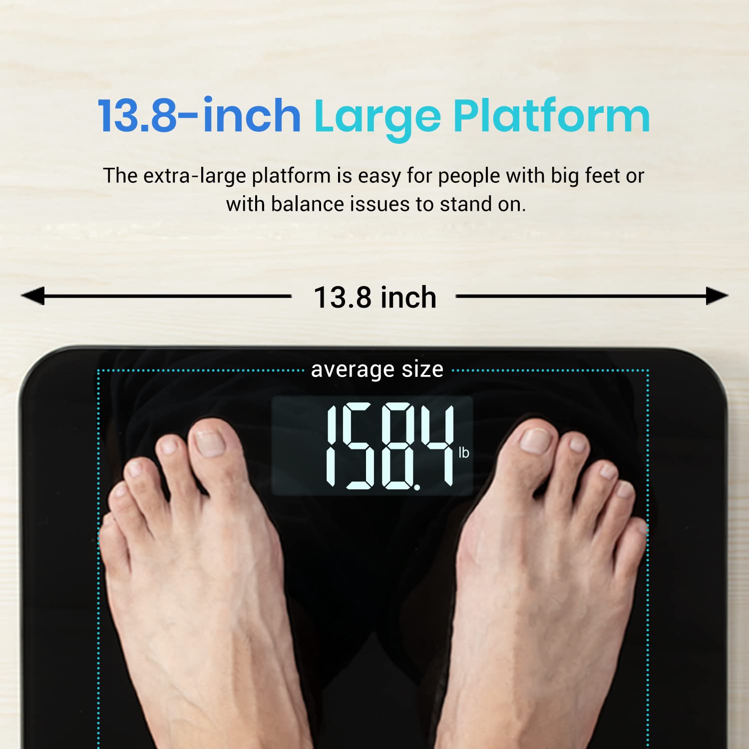 Foto 5 pulgar | Báscula De Baño Etekcity Para Un Peso Corporal De 200 Kg De Capacidad - Venta Internacional.