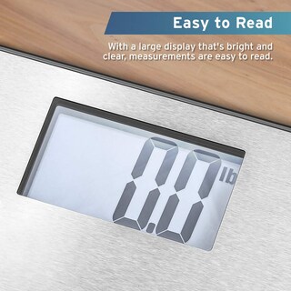 Foto 2 | Báscula de Baño Etekcity Digital de Acero Inoxidable de 180 Kg Gris - Venta Internacional