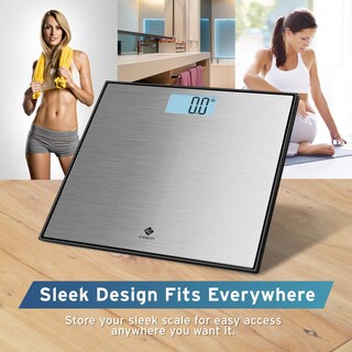 Foto 6 | Báscula de Baño Etekcity Digital de Acero Inoxidable de 180 Kg Gris - Venta Internacional