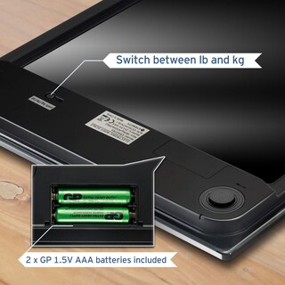 Foto 7 | Báscula de Baño Etekcity Digital de Acero Inoxidable de 180 Kg Gris - Venta Internacional
