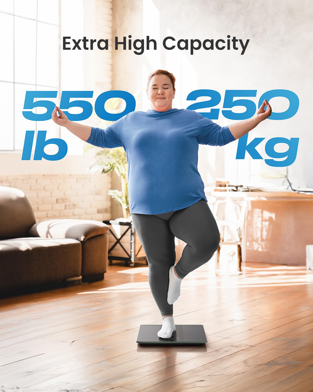 Foto 4 pulgar | Báscula de Baño Digital Renpho de 250 Kg de Capacidad con Pantalla Led - Venta Internacional