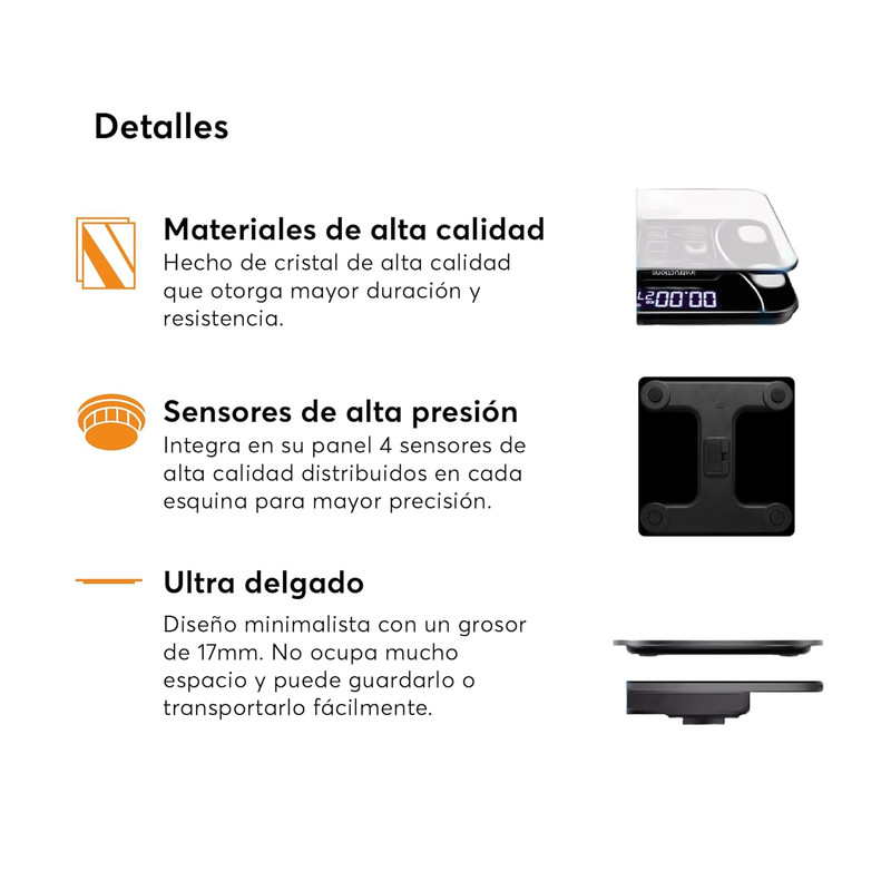 Foto 5 | Bascula Corporal Archy Escala De Grasa Inteligente Bluetooth