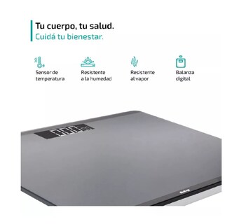 Foto 2 | Báscula De Baño Usb Bluetooth Inteligente Corporal Vía, Belug Color Gris