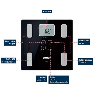 Foto 2 | Báscula De Control Corporl Omron Con Bluetooth