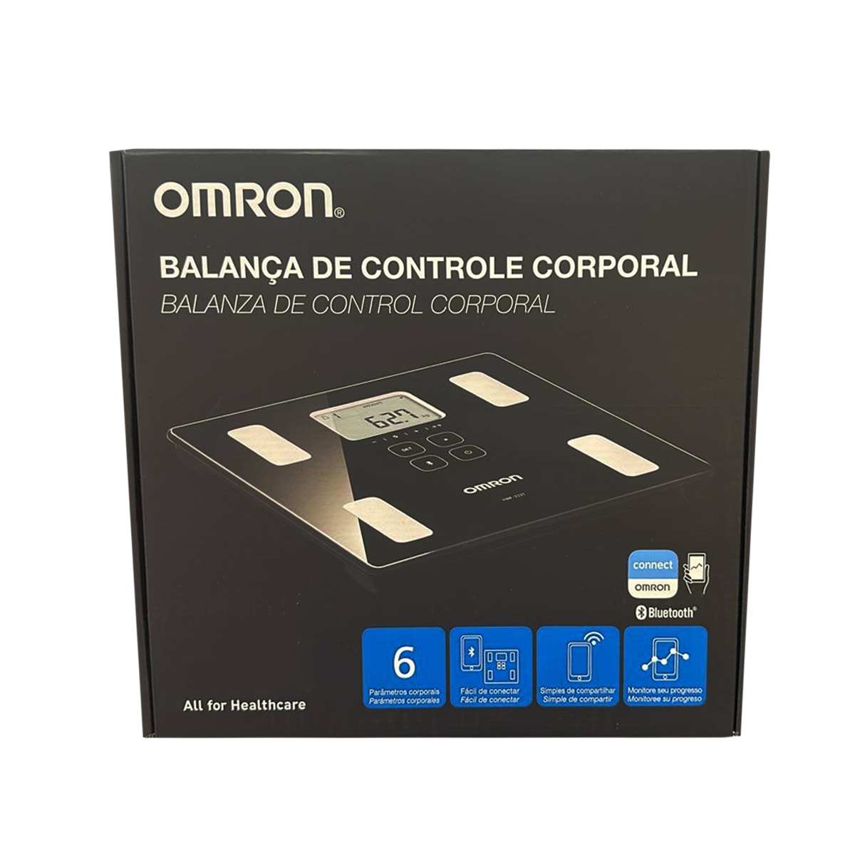 Foto 5 pulgar | Báscula De Control Corporl Omron Con Bluetooth
