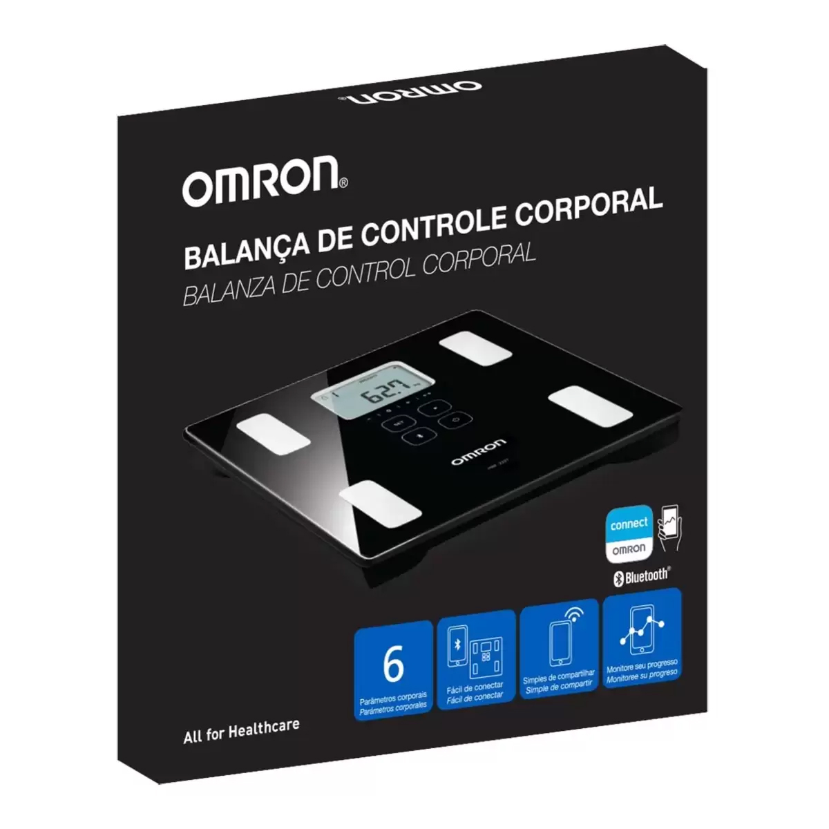 Foto 6 pulgar | Báscula De Control Corporl Omron Con Bluetooth