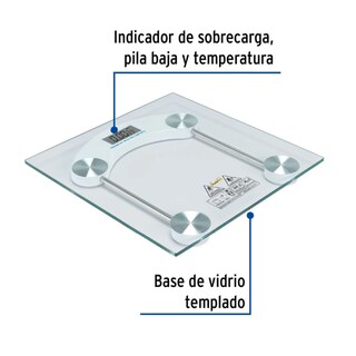 Foto 2 | Bascula Corporal Digital Lab.g Hasta 180kg Vidrio Templado Human Blanco