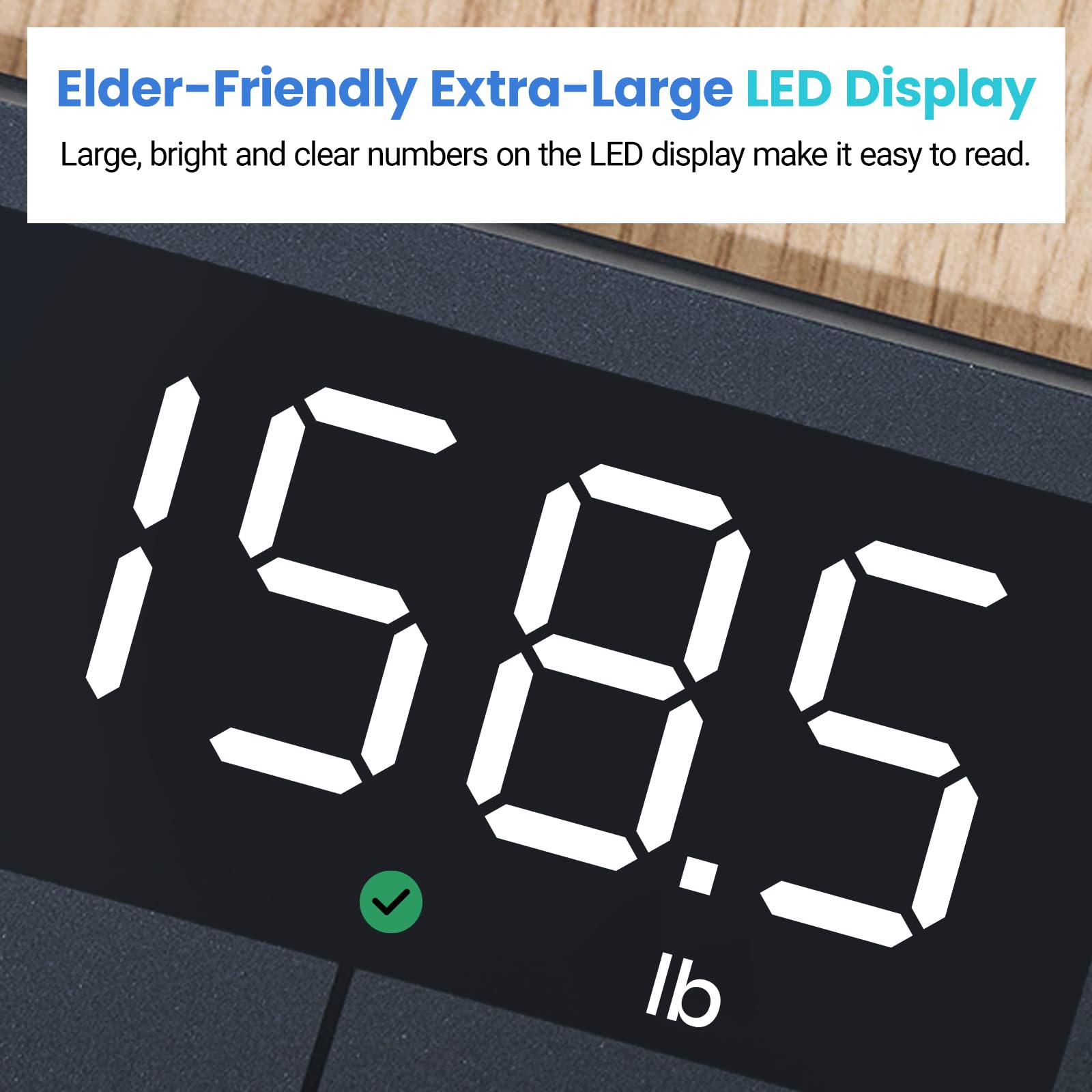 Foto 4 pulgar | Báscula De Baño Digital Etekcity Para Un Peso Corporal De 180 Kg/400 Libras - Venta Internacional.