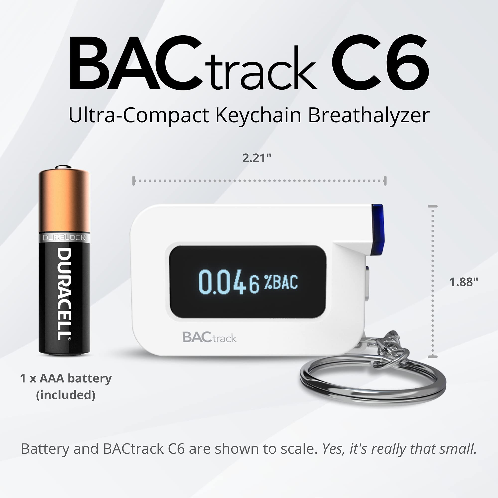 Foto 3 pulgar | Llavero Breathalyzer Bactrack C6 (paquete De 2) Con Sensor Blufire - Venta Internacional.