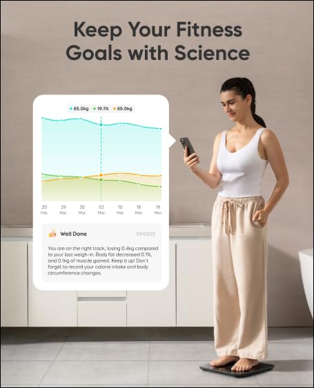 Foto 5 | Báscula Digital Para Baño Inteligente Eufy By Anker P3, 16 Medidas - Venta Internacional.