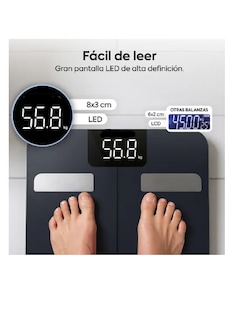 Foto 3 | Báscula Corporal Digital 180 kg