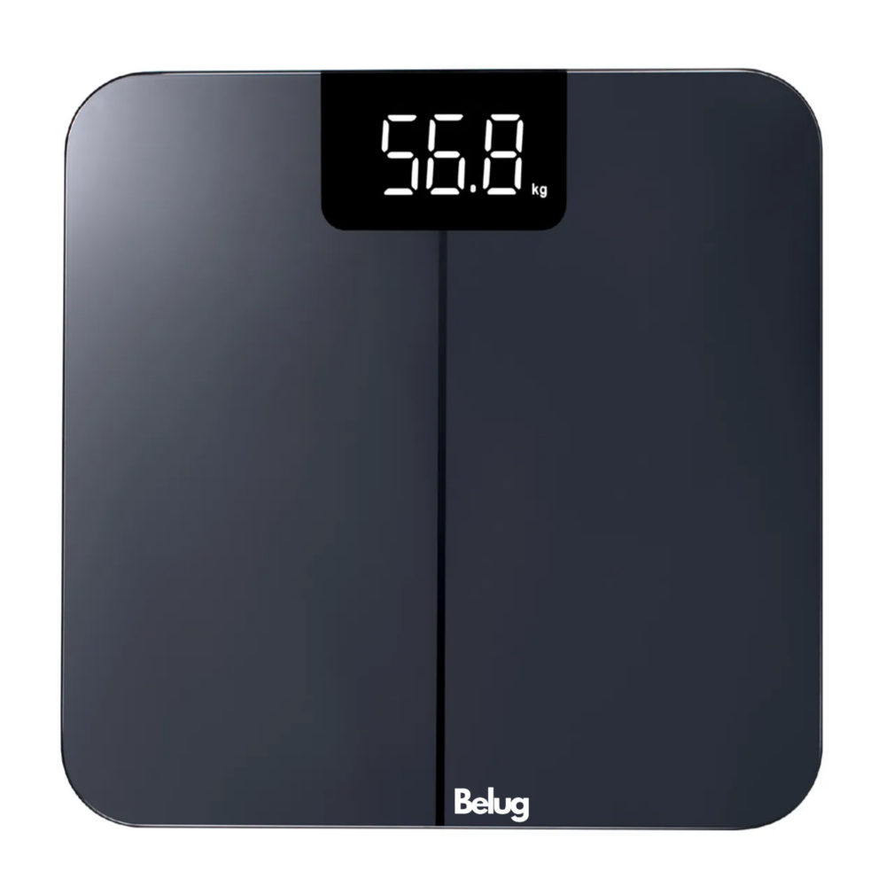 Foto 1 | Báscula Digital Peso Personas 180 Kg Pesa Corporal Baño Personal Belug  Negra