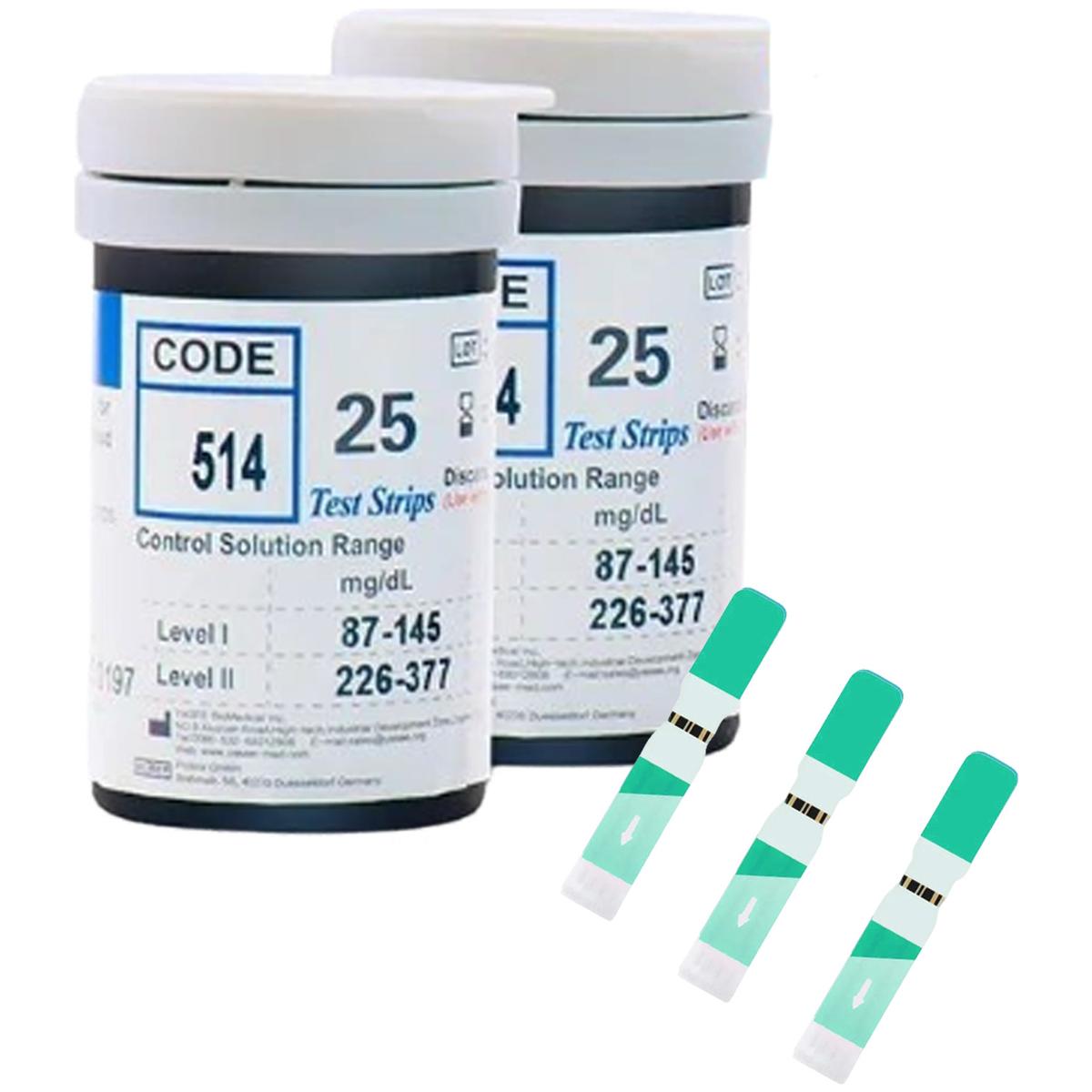 Foto 1 | Tiras Glucosa Fullmedix Mxgxp-001 50 Piezas