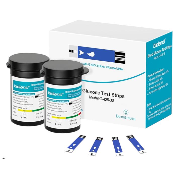 Foto 4 | Tiras Reactivas De Glucosa Mxgbt-001 50 Piezas Fullmedix Multicolor