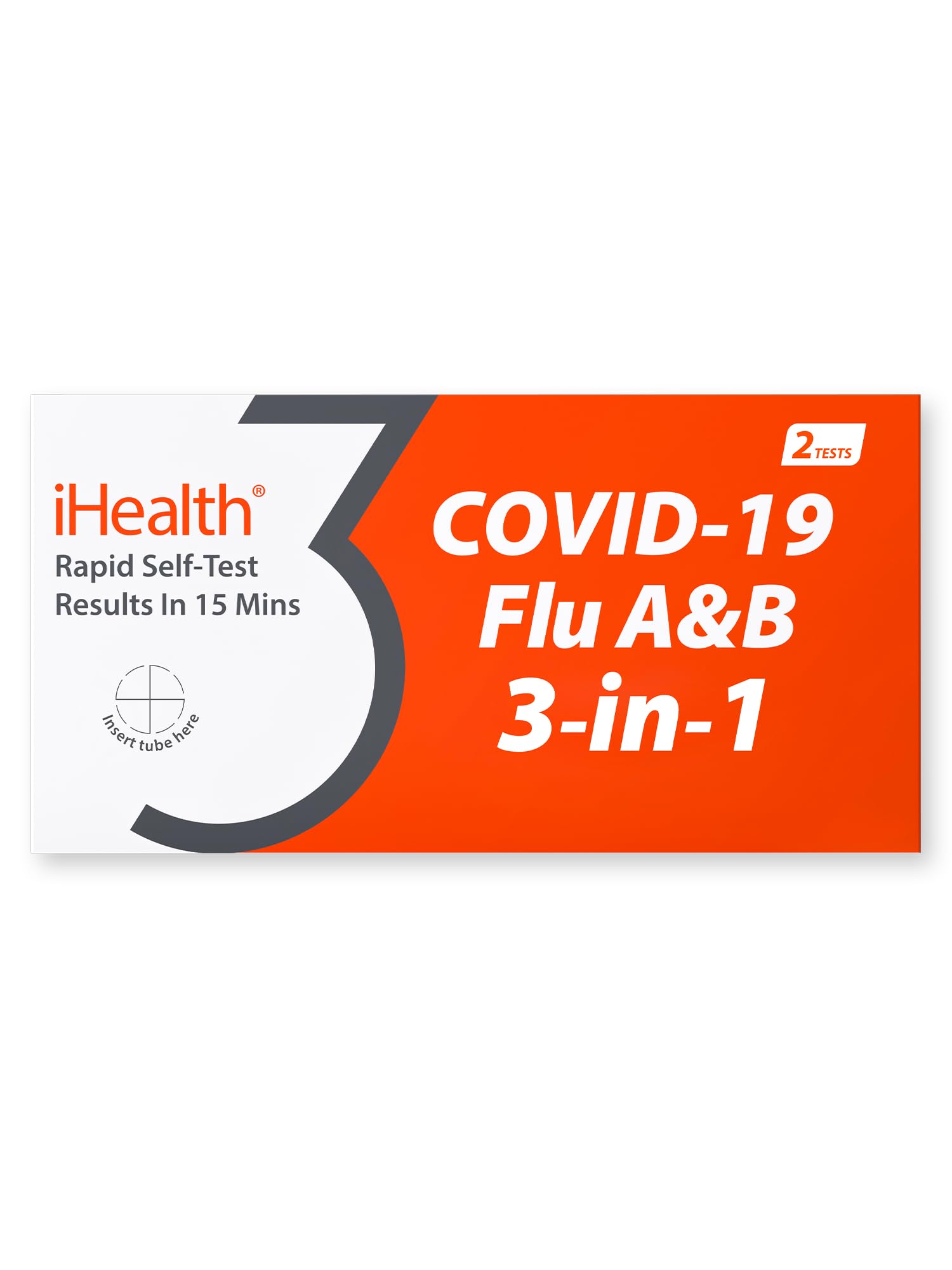 Foto 1 | Prueba Rápida De Antígenos 3 En 1 Para La Covid-19  La Gripe A Y B Ihealth - Venta Internacional.