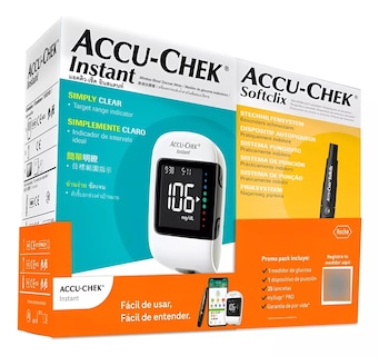 Foto 1 | Glucómetro Accu-chek Instant + Softclix Kit