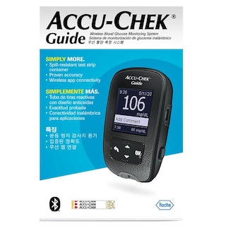 Foto 2 | Kit Glucómetro Accu-chek Guide + 50 Tiras Reactivas Guide