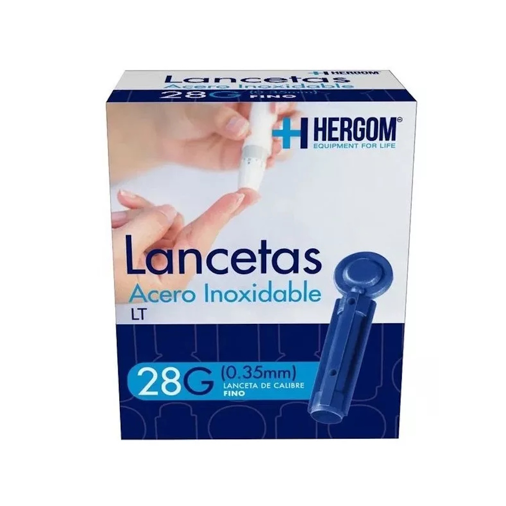 Foto 3 pulgar | Caja Con 100 Lancetas Universales Mercy Glucosa