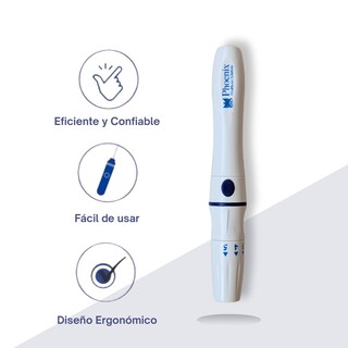 Foto 2 | Dispositivo De Punción Phoenix Para Lancetas Universales - 5 Niveles De Profundidad Y Diseño Ergonómico Para