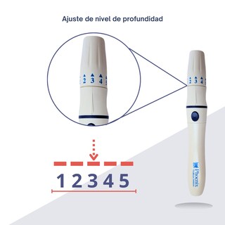 Foto 4 | Dispositivo De Punción Phoenix Para Lancetas Universales - 5 Niveles De Profundidad Y Diseño Ergonómico Para