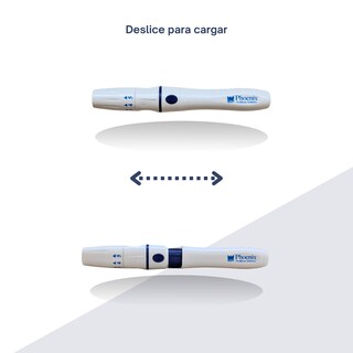 Foto 5 | Dispositivo De Punción Phoenix Para Lancetas Universales - 5 Niveles De Profundidad Y Diseño Ergonómico Para