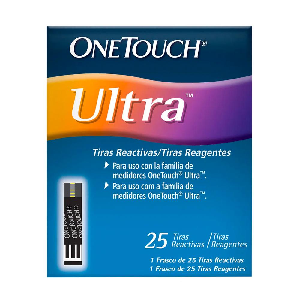 Foto 2 pulgar | Tiras Reactivas One Touch Ultra 25 Piezas