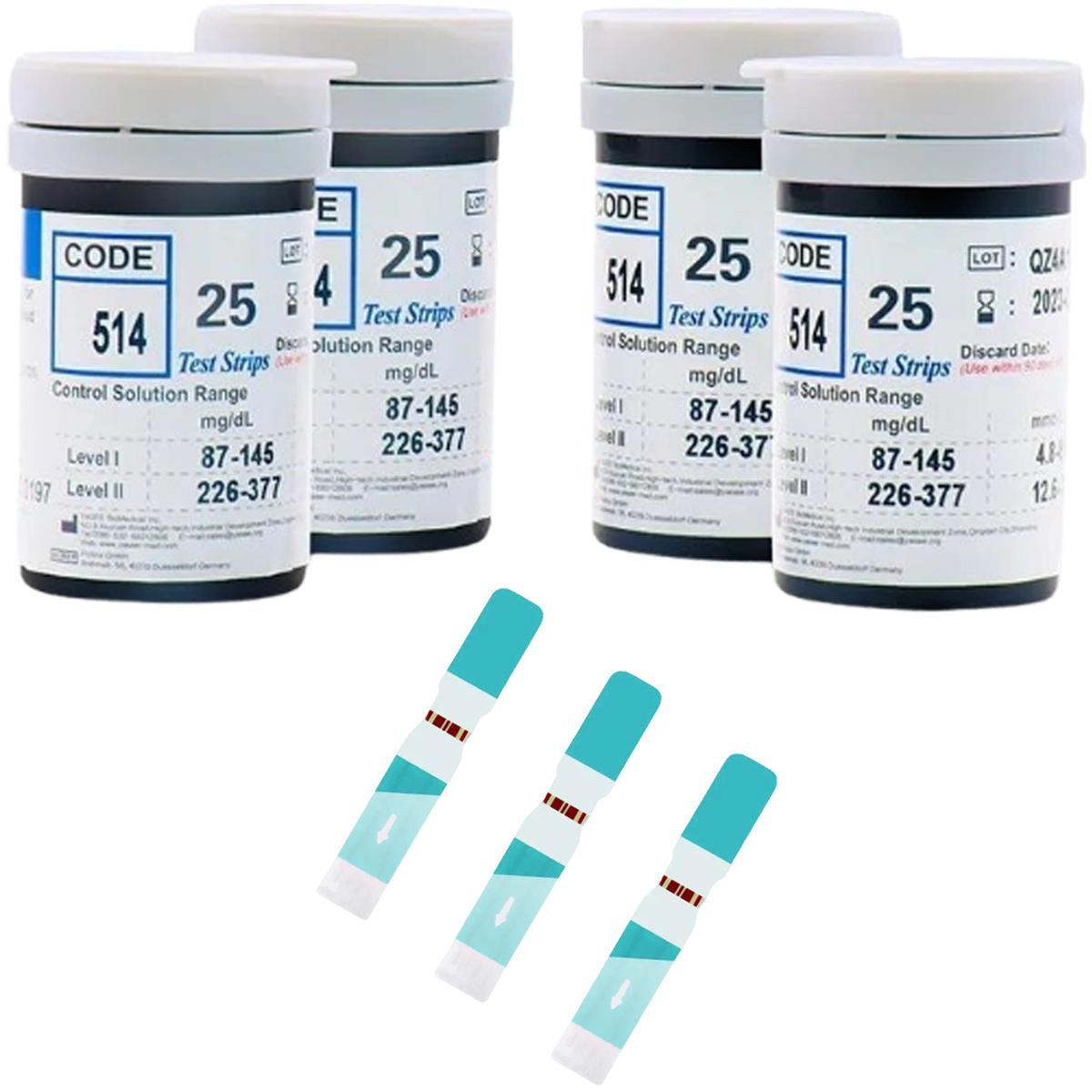 Tiras Reactivas Diabetes FullMedix Mxgyp-002 100 Piezas