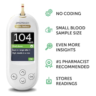 Foto 3 | Tiras Reactivas Onetouch Verio Para Diabetes, Paquete Económico De 180 Unidades - Venta Internacional.