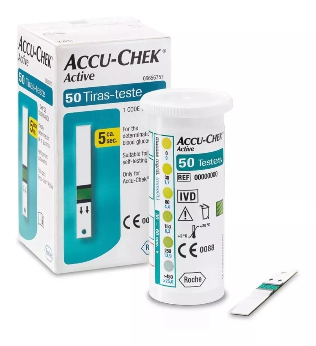 Foto 3 pulgar | Tiras Reactivas Accu Chek Active 50 Piezas